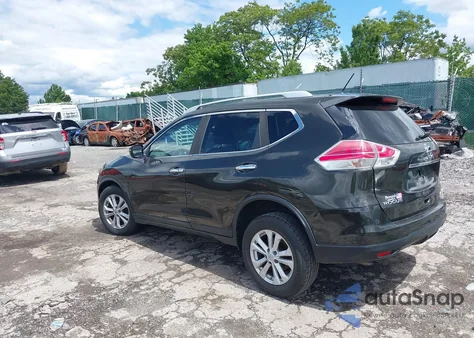 2016 Nissan Rogue Sv из США, поврежденный, VIN KNMAT2MV6GP634394